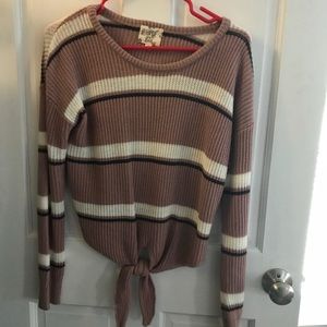 Mauve pink sweater